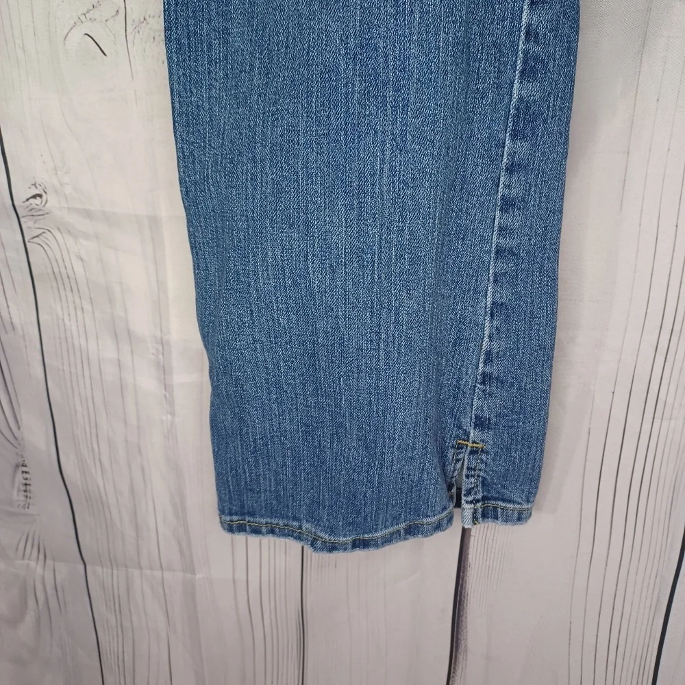 Lucky Brand Dungarees Wondering Scarlett Calassic Blue Denim Jeans - Picture 4 of 14